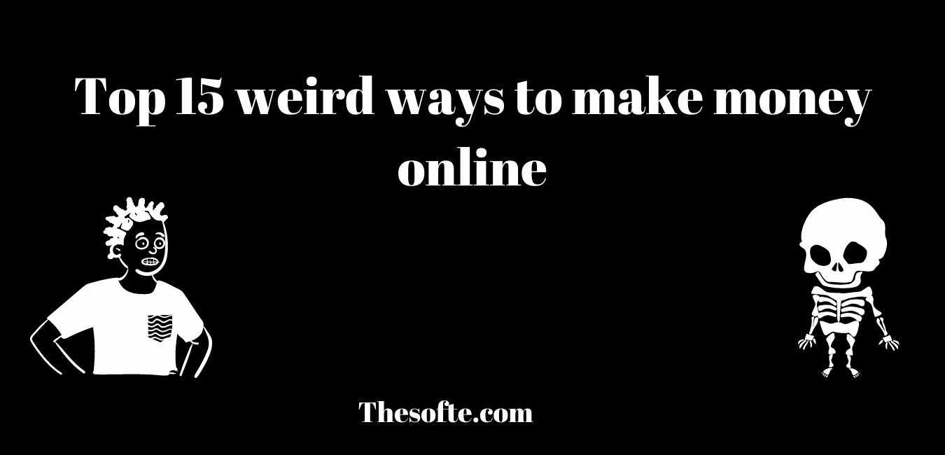 Top 15 weird ways to make money online